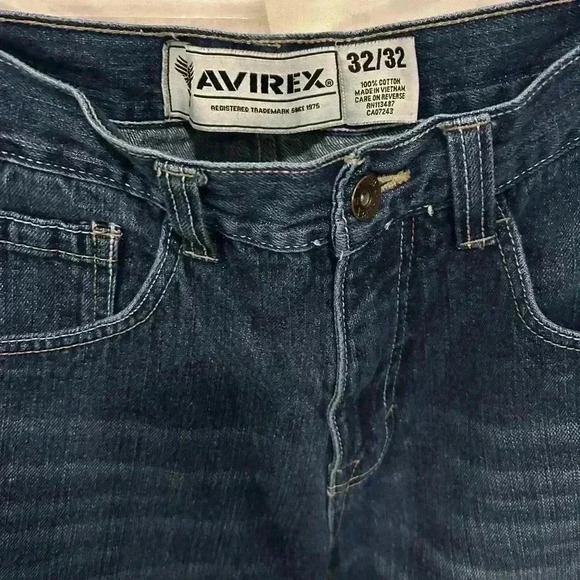 Avirex Men’s Baggy Hip-Hop Skater Jean. Waist 32. Preowned. Blue . - Picture 2 of 4